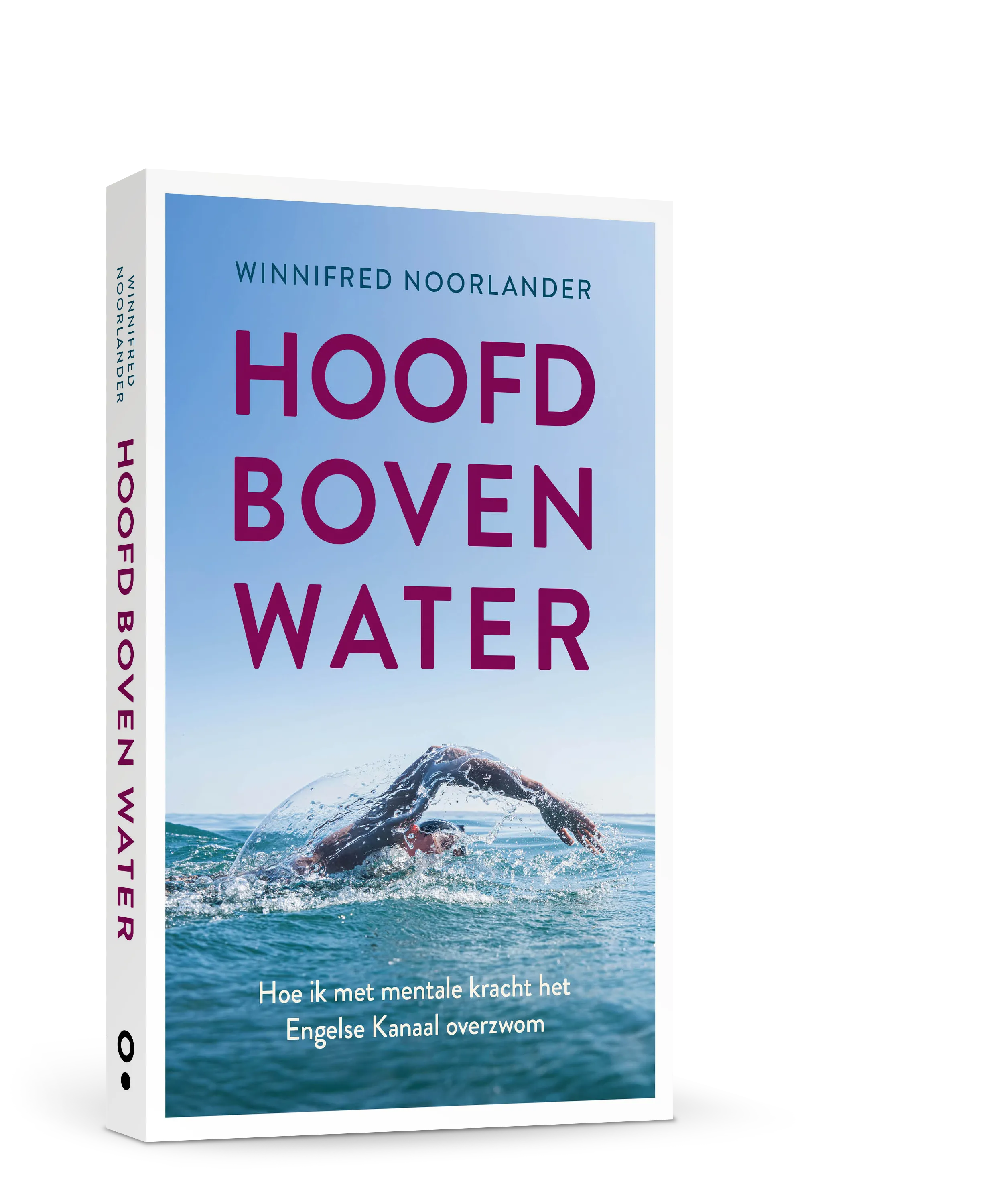 3D render of the book Hoofd Boven Water by Winnifred Noorlander